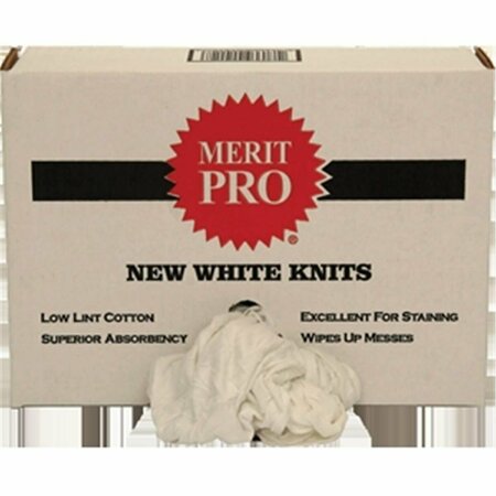 GOURMETGALLEY MP01013 White New Washed Knit Rags- Red GO3562154